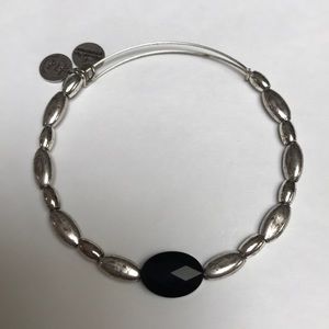 Alex and Ani onyx beaded bracelet